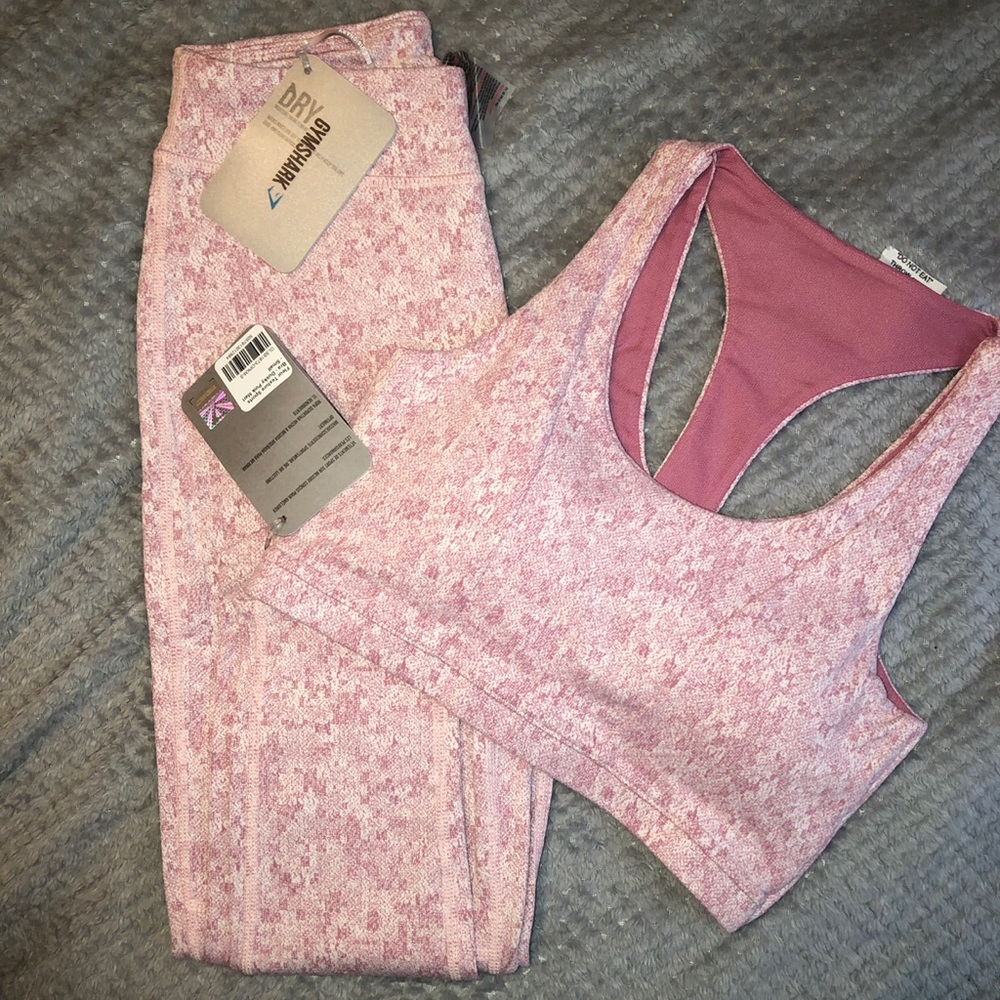 Gymshark fleur texture leggings